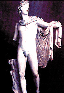 Statua marmorea di Apollo