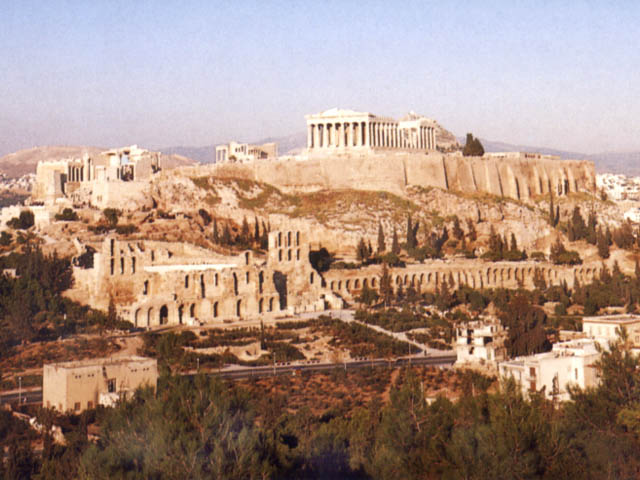 Atene: veduta dell'Acropoli