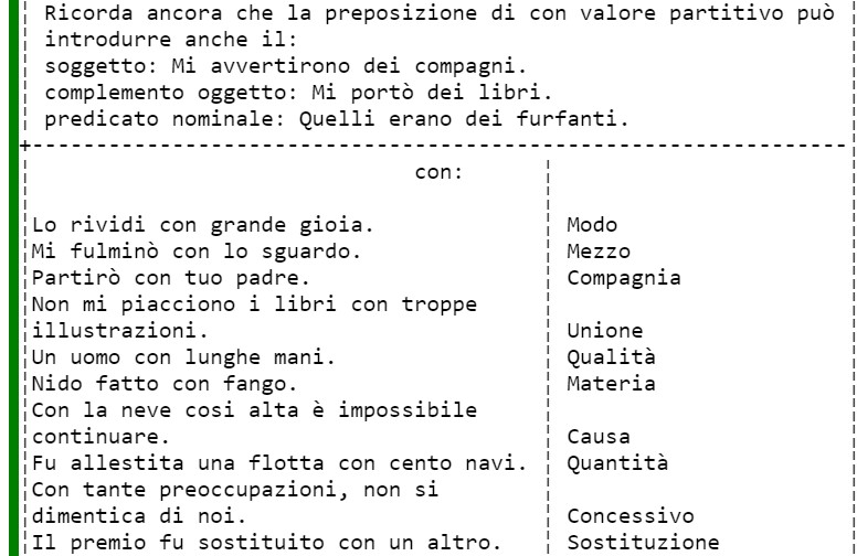 Preposizioni e Complementi