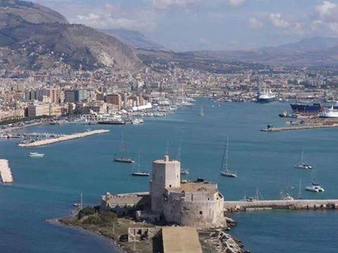 Trapani veduta aerea Colombaia